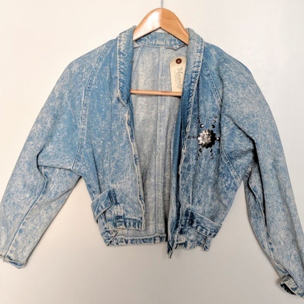 Vintage Crop Jean Jacket